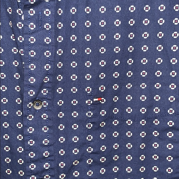 Tommy Hilfiger Button Down Short Sleeve Shirt - Picture 3 of 4